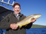 John "Dink" Werwie with a nice 6 LB. brown from our recent trip.